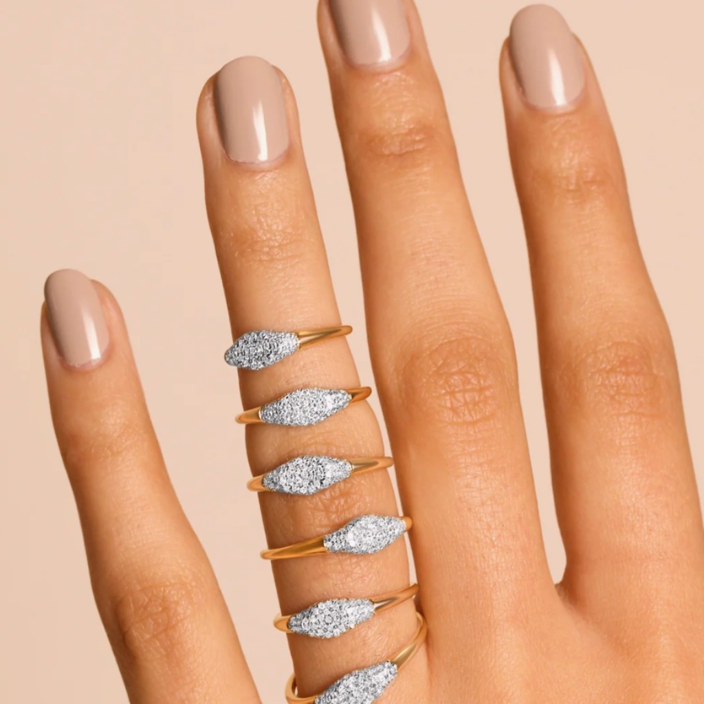 10k Solid Gold + Diamond Ring